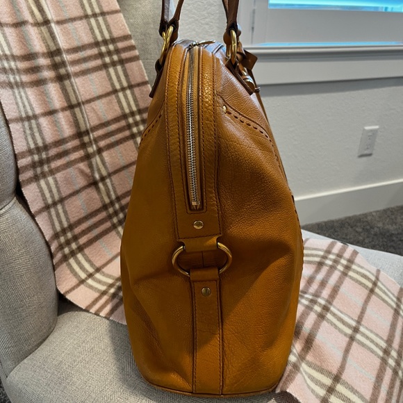 YSL Muse Large Tote in Camel Leather – Authentic Vintage “It” Bag - Picture 8 of 11